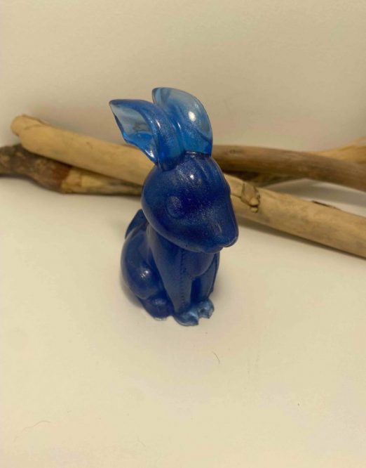 lapin bleu nacré